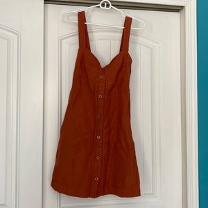 NWT Anthropologie Coral Button-up Dress